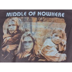 Vintage Hanson Shirt Mens Large Brown Middle Of Nowhere 1997 90s PolyGram Tee